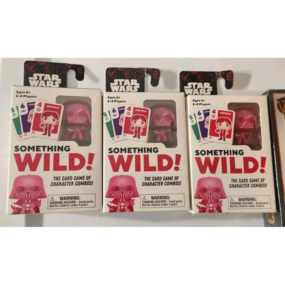 Lot Of 5 Funko Star Wars Something Wild Card game Max Rebo Pin Fennec Shand Boba